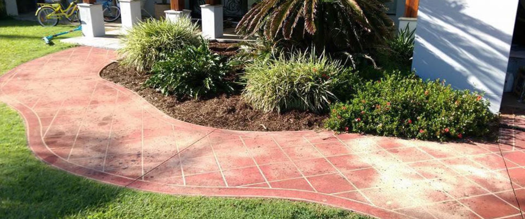 Covercrete Removal (1800 x 750 px) Outdoor concrete pathway for removal